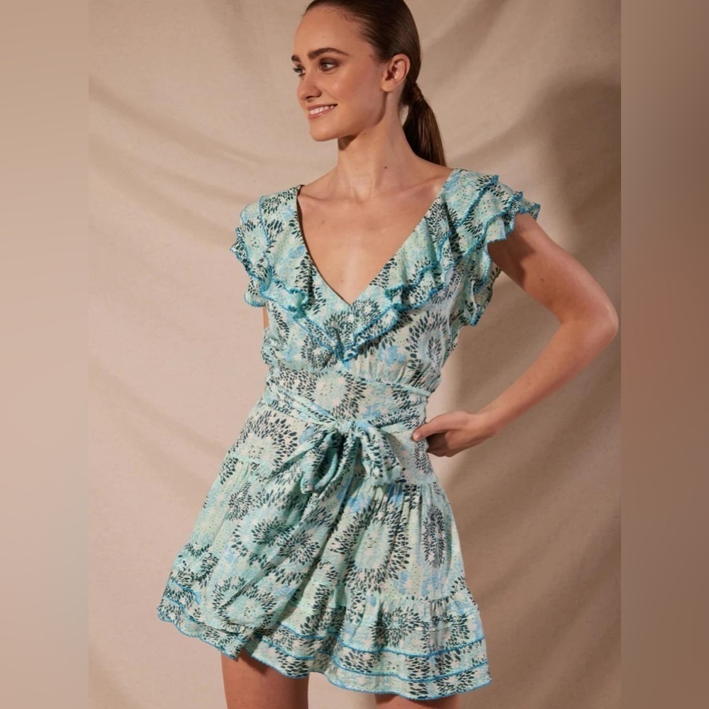 Poupette St. Barth Della Floral Mini Dress- extra small
